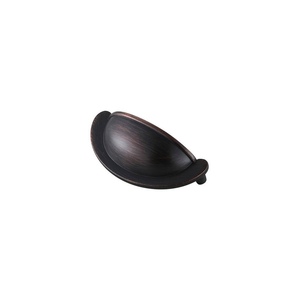 Back. Elegant Decor - Claude 2-3/4" Center to Center Oil-rubbed Bronze Cup Bar Pull Multipack - Oil-Rubbed Bronze.