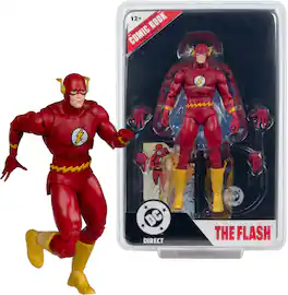 McFarlane Toys - DC Direct Page Punchers - The Flash Barry Allen (The Flash #123) 7" Action Figure - COLLECTIBLES - Multicolor