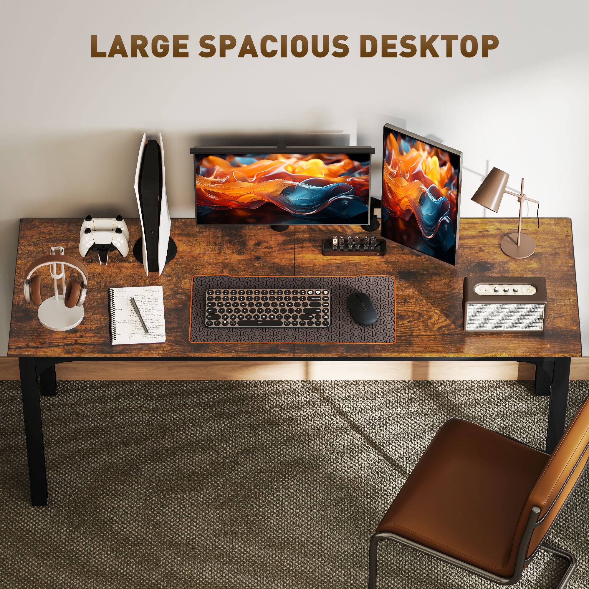 LARGE SPACIOUS DESKTOP