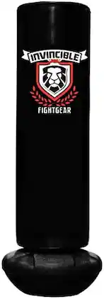 Amber Sporting Goods - Bounce Back Freestanding Heavy Duty Punching Bag for Boxing, Fitness & Martial Arts - Black