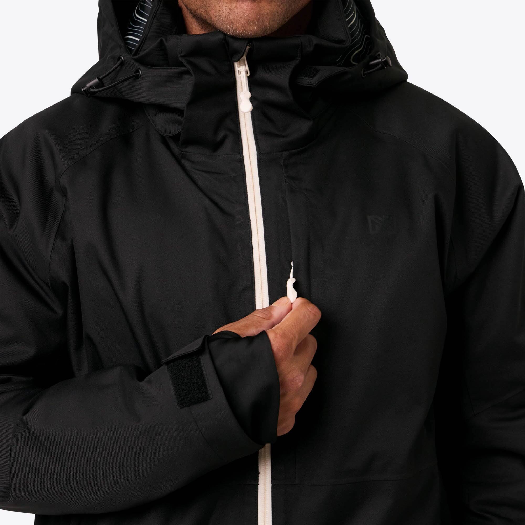 Alt View 8. Mobile Warming - App Controlled Men's Denali Heated Snow Jacket - Black.