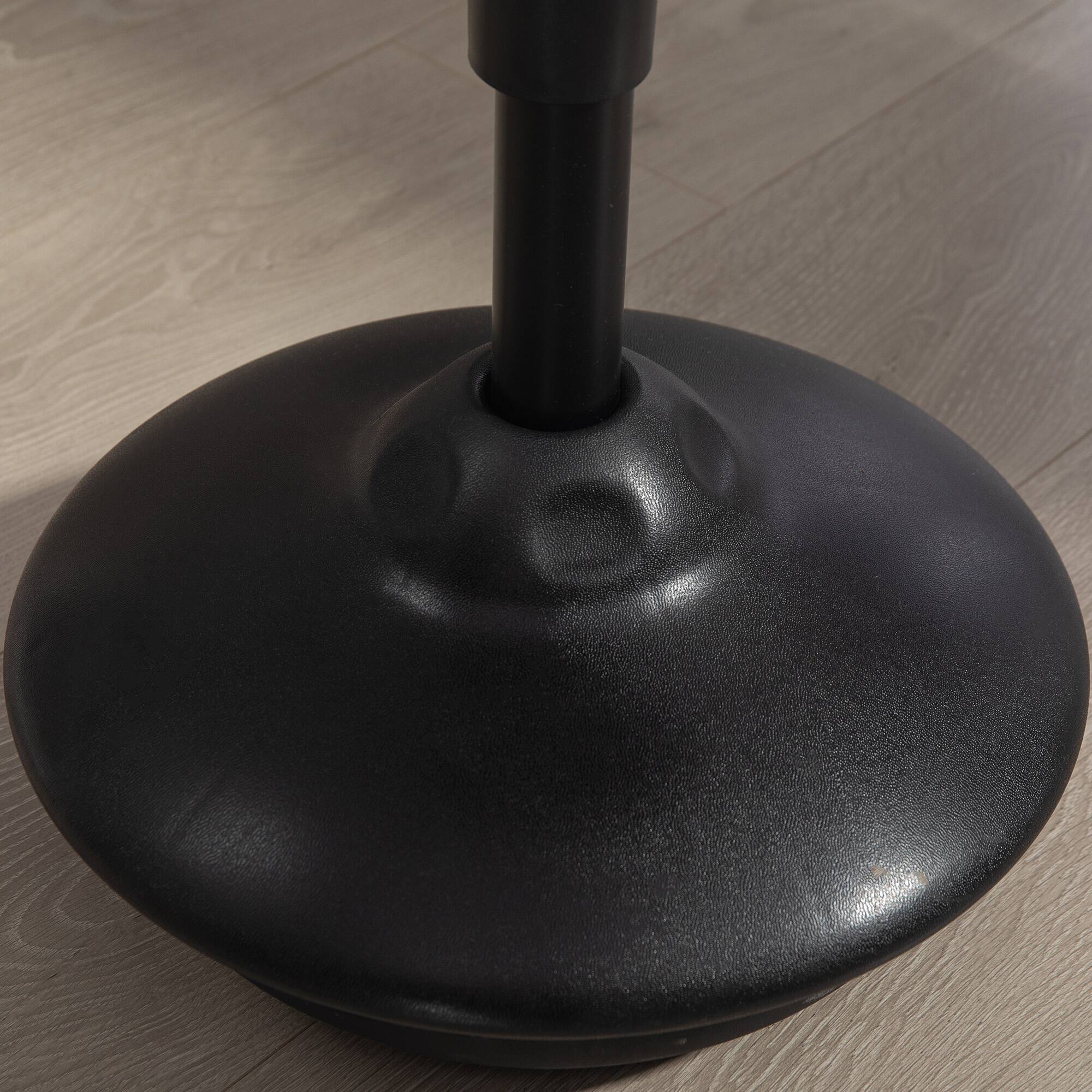 Alt View 8. Homcom - Backless Wobble Stool Chair, Standing Desk Chair, Adjustable Active Ergonomic Learning Stool for Office Desks - Red.