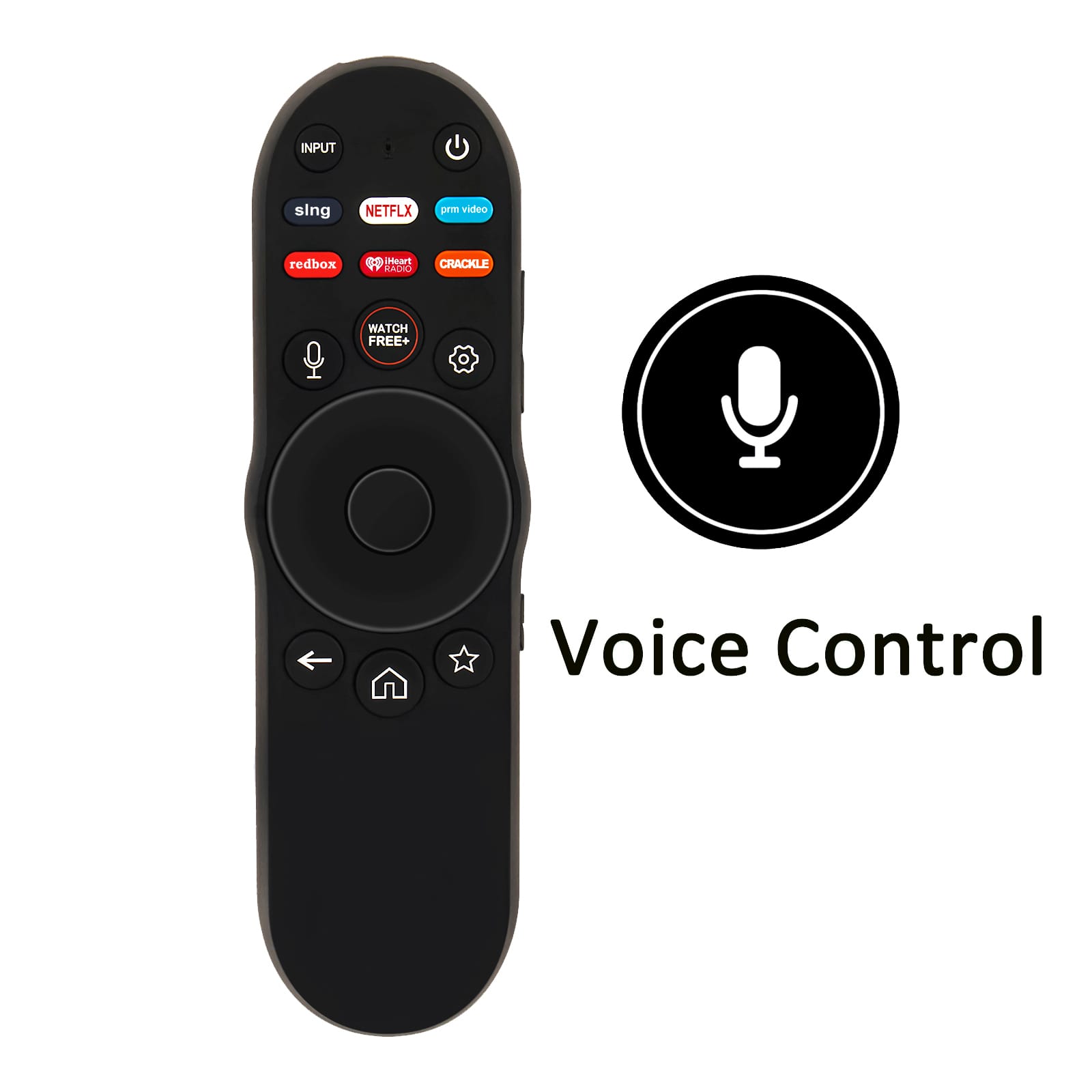 ALLIMITY - Replacement Remote Control XRT270, Fit for Vizio Television V435-J01 V505-J09 V555-J01 V755-J04 V655-J09 V705-J03 V756-J - Black