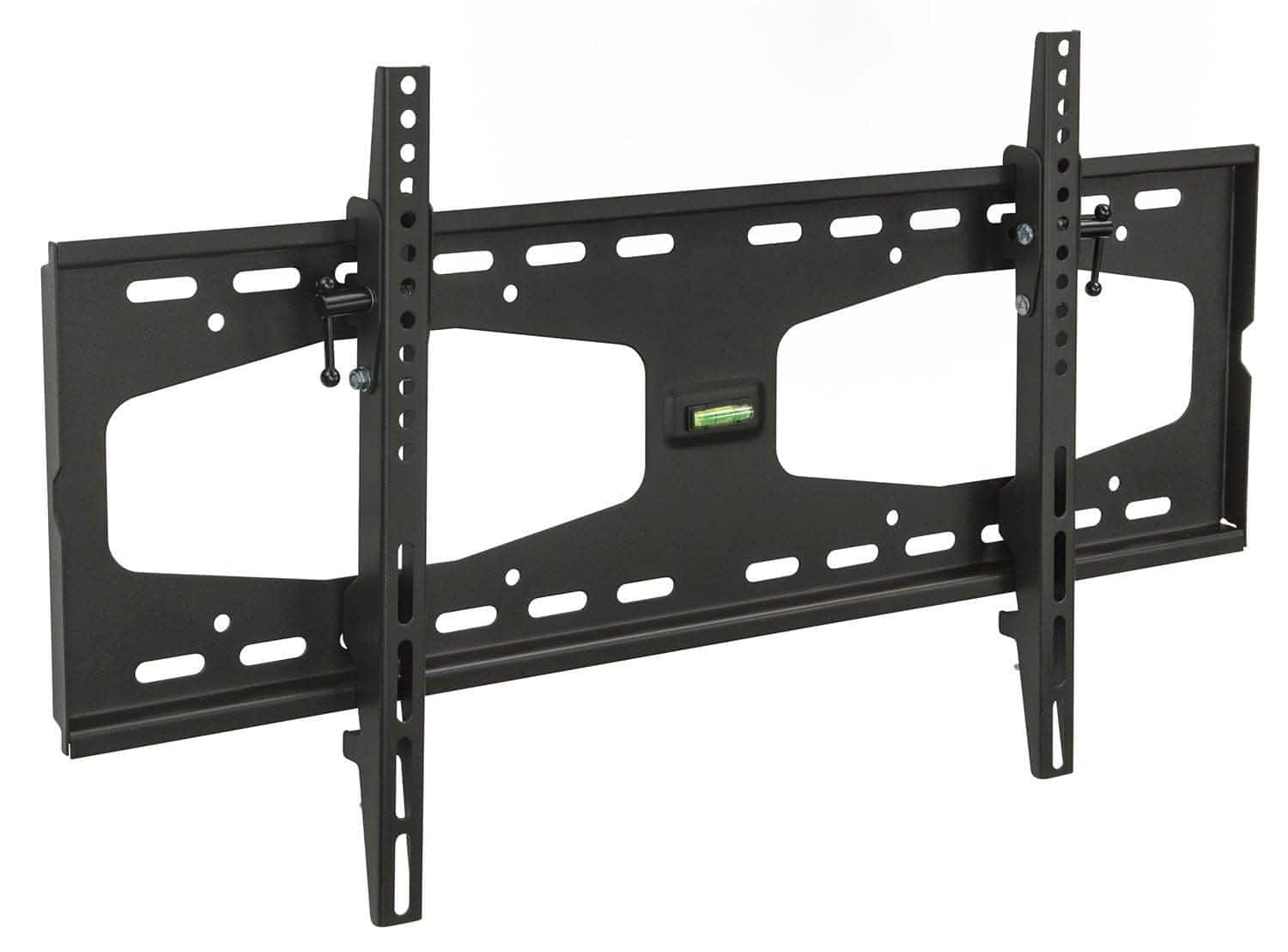 Mount-It! - Tilting TV Wall Mount for 37"–65" TVs, Heavy-Duty Steel, Low Profile - Black