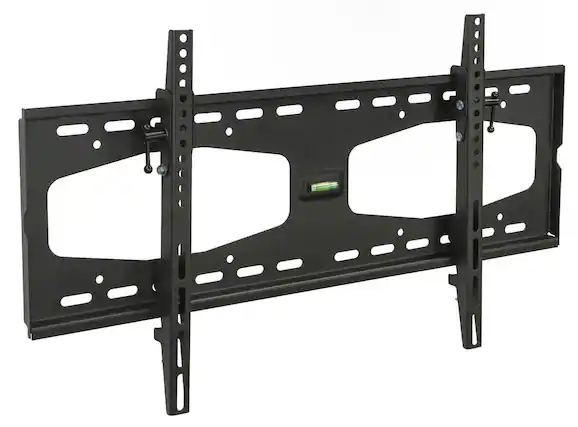 Front. Mount-It! - Tilting TV Wall Mount for 37"–65" TVs, Heavy-Duty Steel, Low Profile - Black.
