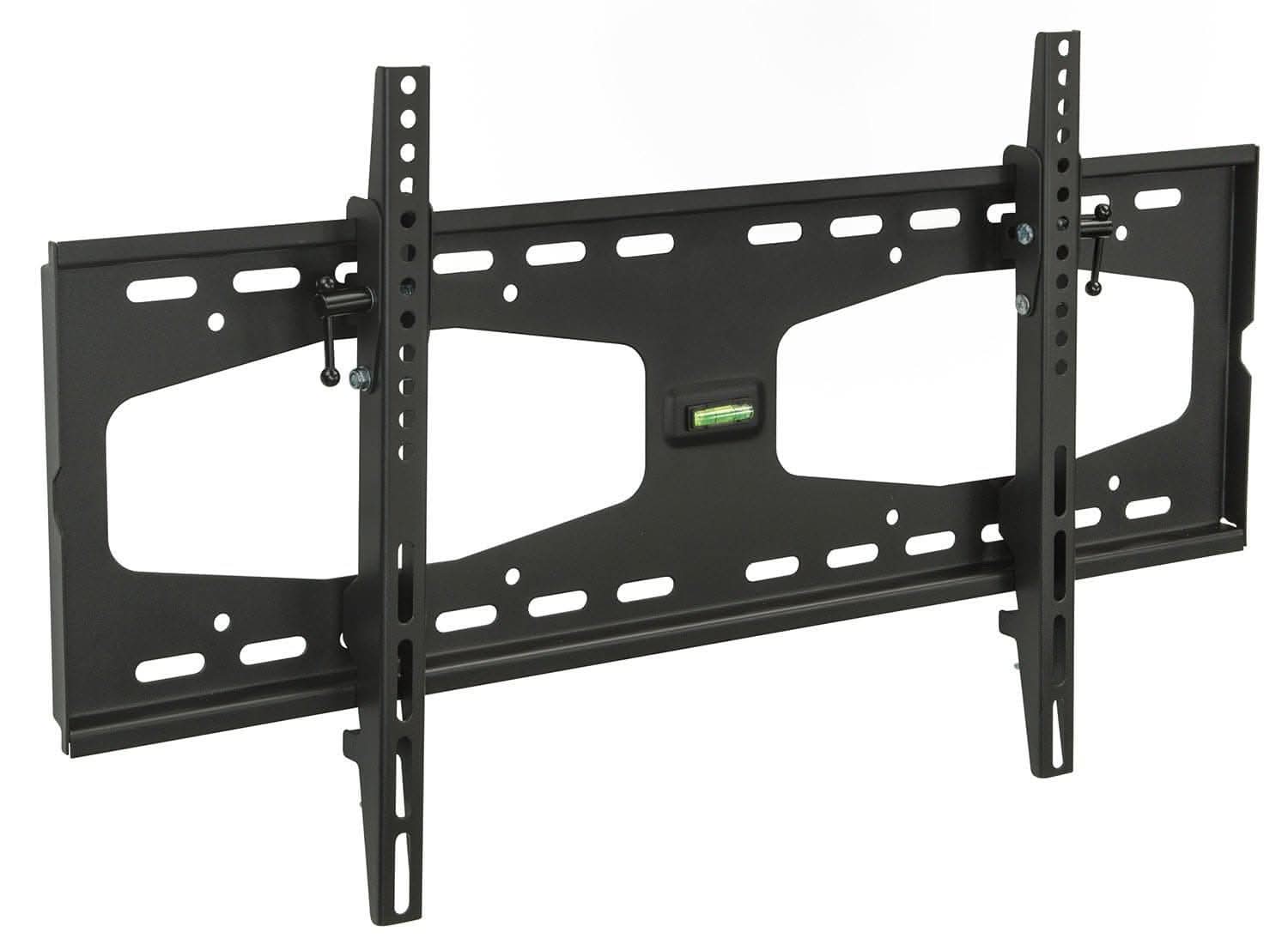 Front. Mount-It! - Tilting TV Wall Mount for 37"–65" TVs, Heavy-Duty Steel, Low Profile - Black.