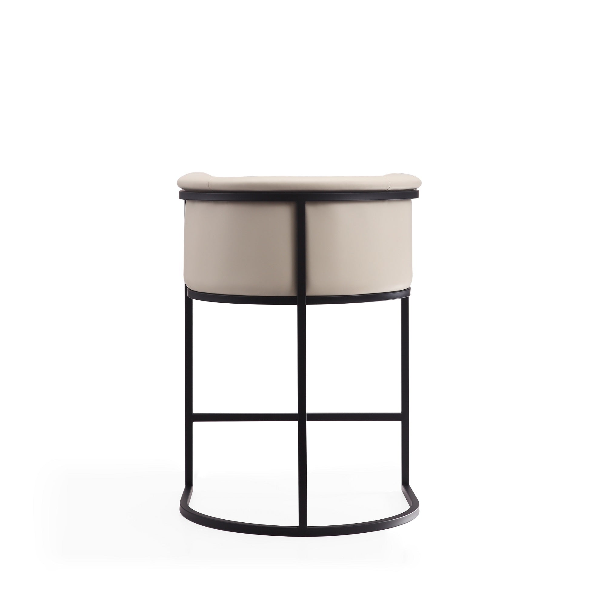 Manhattan Comfort Cosmopolitan Mid Century Modern Metal Upholstered ...