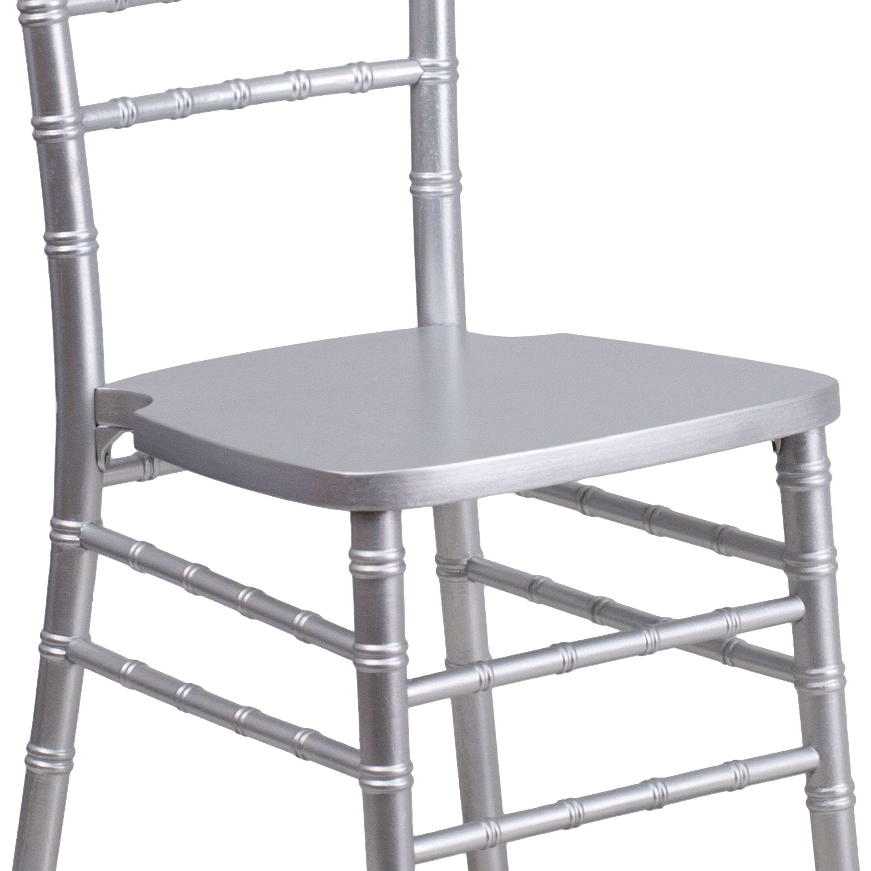 Alt View 20. Alamont Home - HERCULES Series Wood Chiavari Chair - Silver.