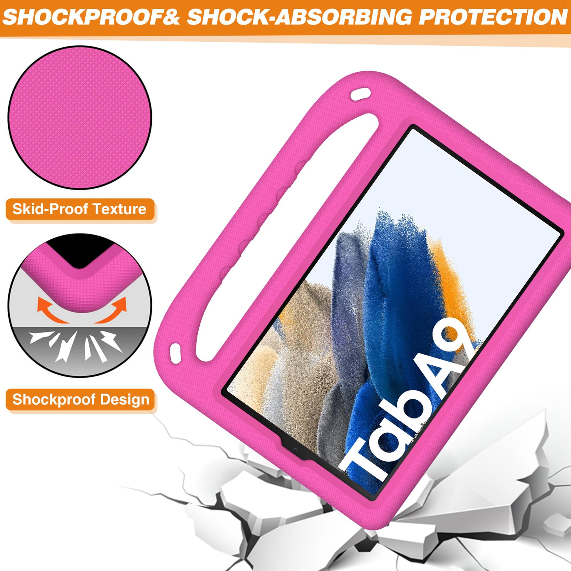 SHOCKPROOF & SHOCK-ABSORBING PROTECTION  
Skid-Proof Texture  
Shockproof Design  
Tab A9