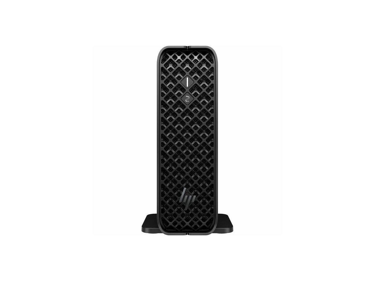 Front. HP - HP Z2 G1i Workstation - Intel Core Ultra 7 265K - 32GB - 1TB SSD - NVIDIA RTX 4000 20GB - Windows 11 Pro - Black.