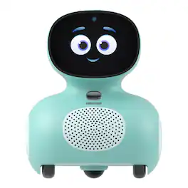 Mini: AI Robot for Kids with 30-Day Miko Max|Voice Play, STEAM Activities, Games & Stories| Gift Ages 5–10 - Blue
