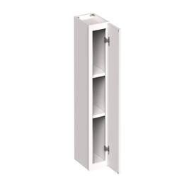 Boyel Living - 9-in W x 36-in H x 12-in D Slim Shaker RTA Kitchen Wall Cabinet with Soft-Close - Snow White