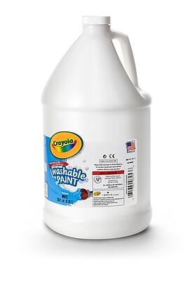 Crayola Washable Paint  
White  
1 Gallon
