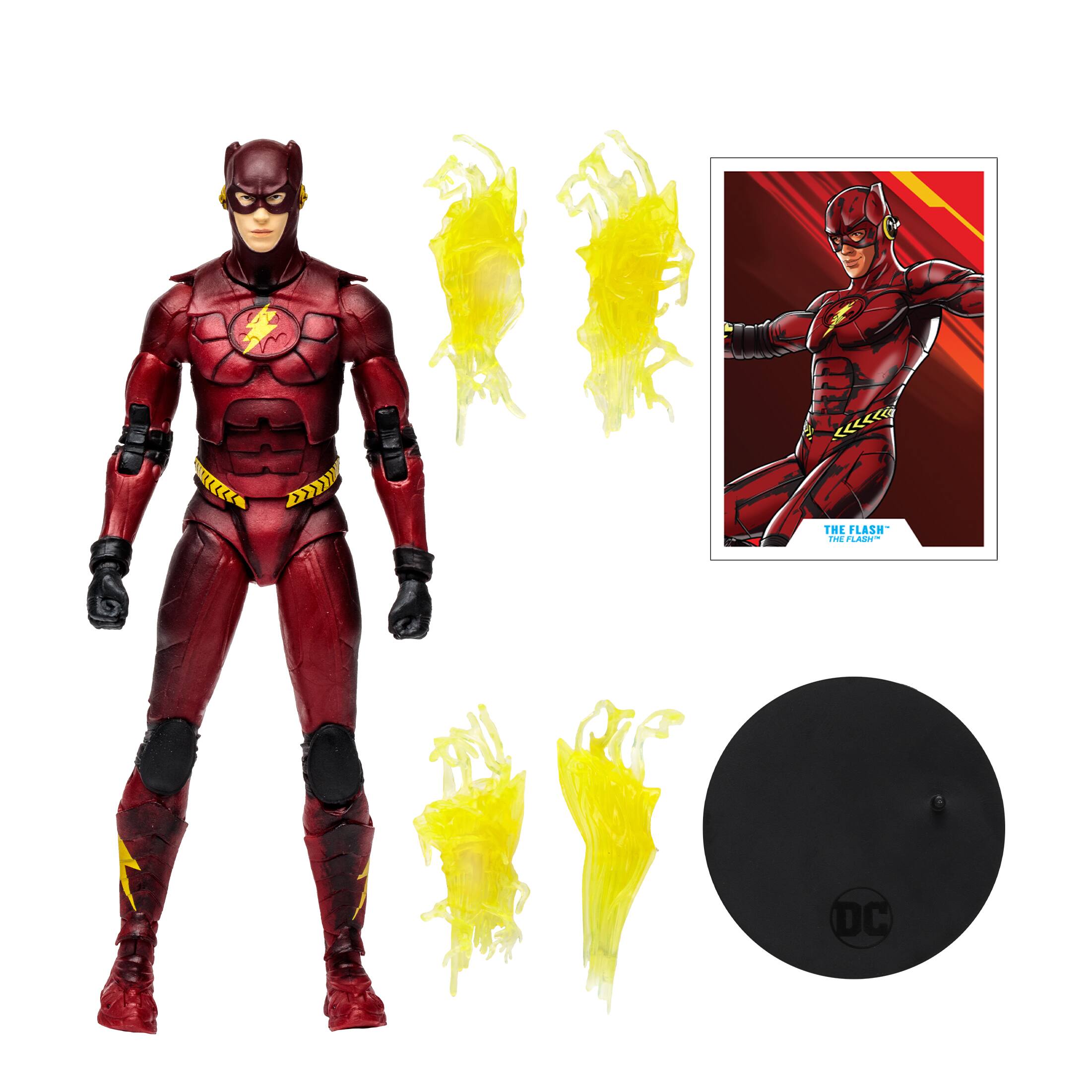 Front. McFarlane Toys - DC: The Flash Movie - 7" The Flash (Batman Costume).