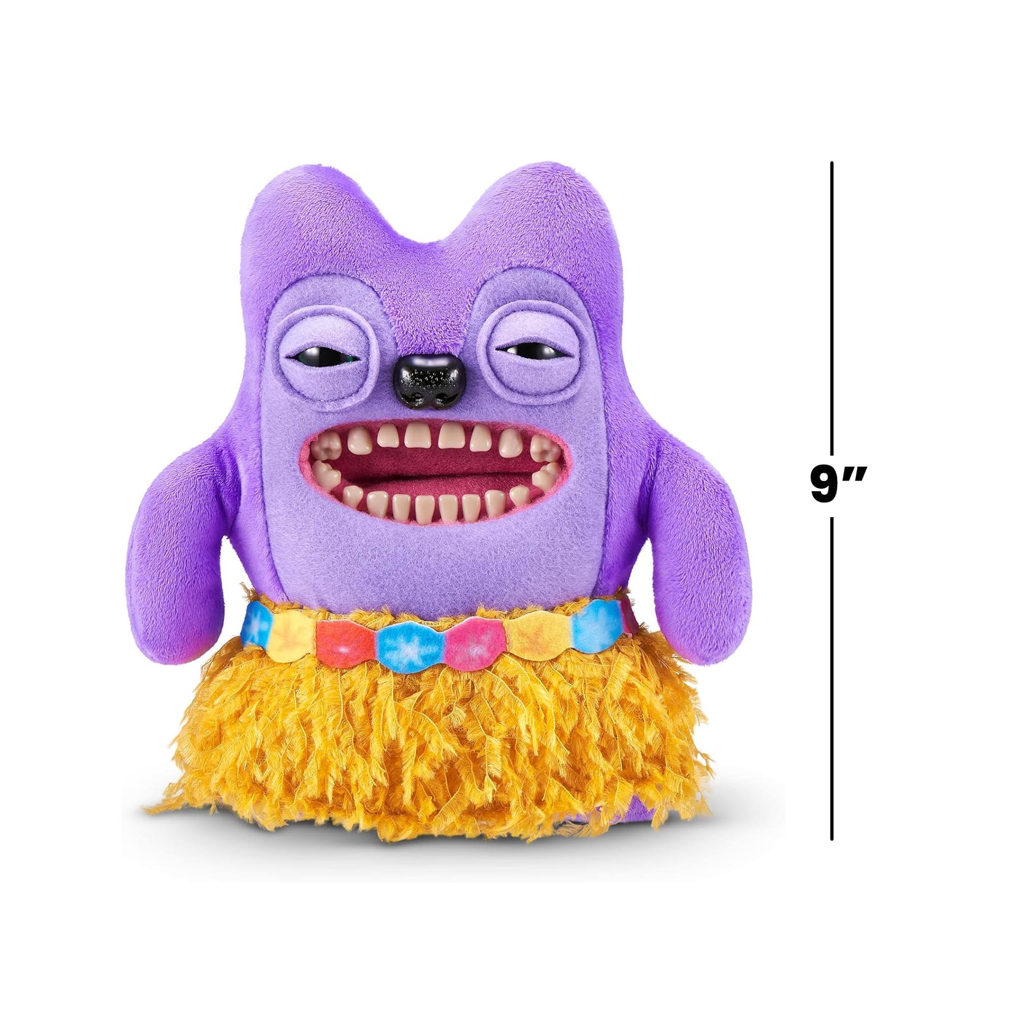 Alt View 5. ZURU - Fuggler Vacay Vibes 9 Inch  Plush | Greedy Grinner - Multi.