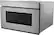 Alt View 12. Sharp - 24 In 1.2 CuFt Built-In Smart Microwave Drawer Oven with Easy Wave Open in Stainless Steel - Black.