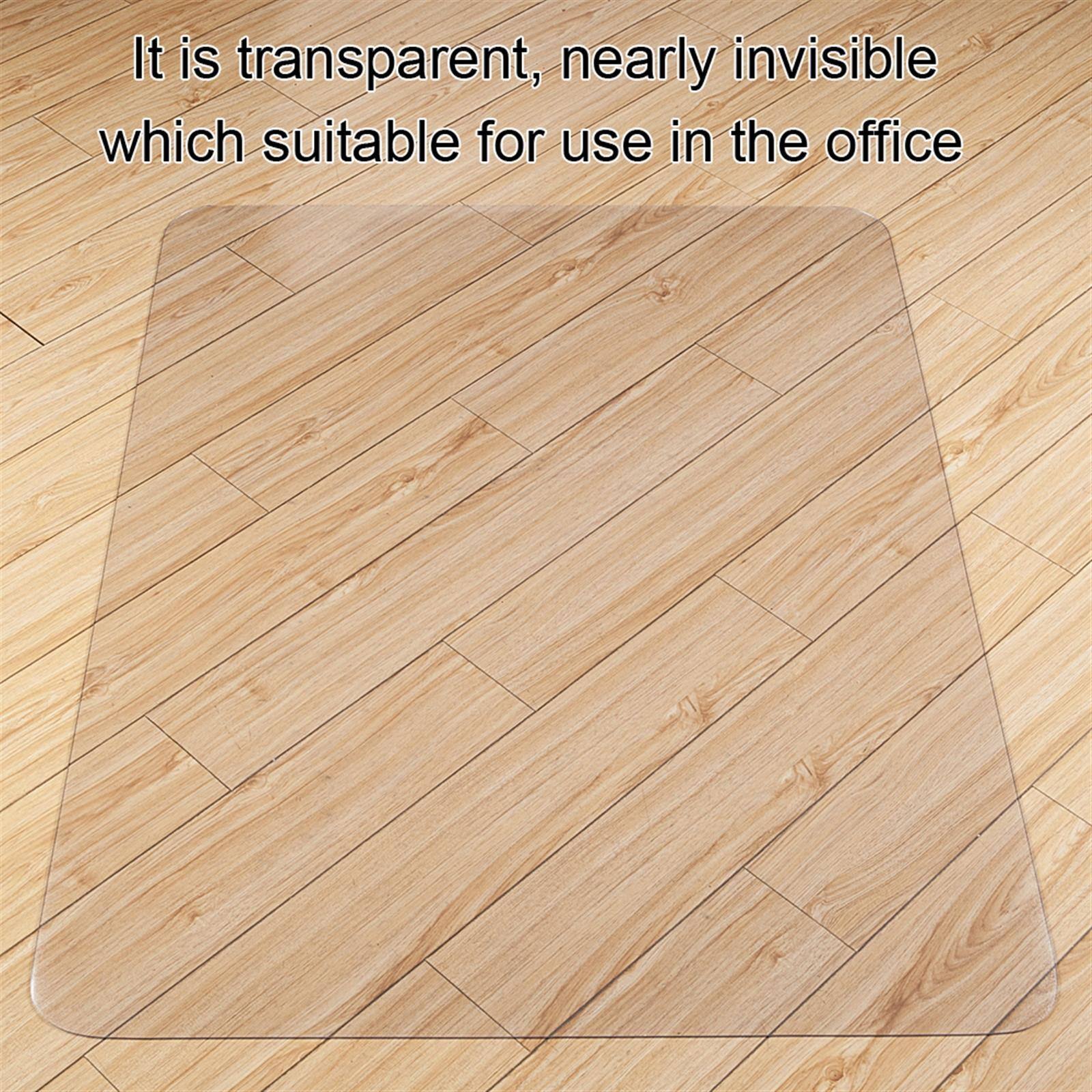 It is transparent, nearly invisible, which is suitable for use in the office