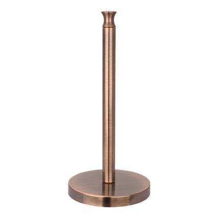 Front. Akicon - Akicon Paper Towel Holder Stand for Kitchen Countertop and Dining Room Table in Antique Copper - Antique Copper.