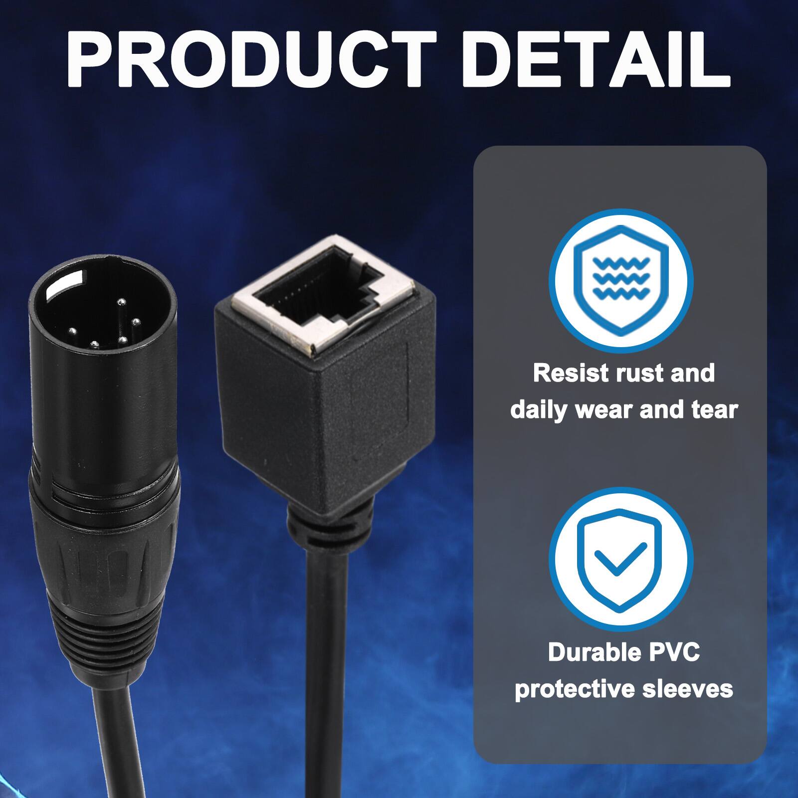 PRODUCT DETAIL

- Resist rust and daily wear and tear
- Durable PVC protective sleeves