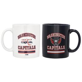Logo Brands - Washington Capitals Two-Pack 15oz. Color Mug Set - Multicolor