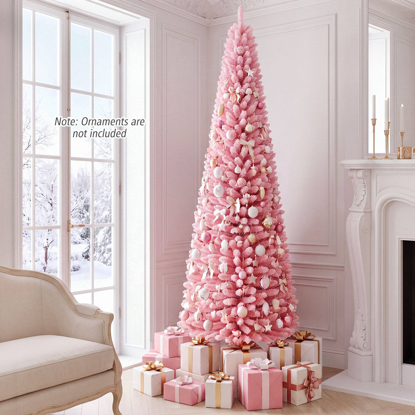 Note: Ornaments are not included