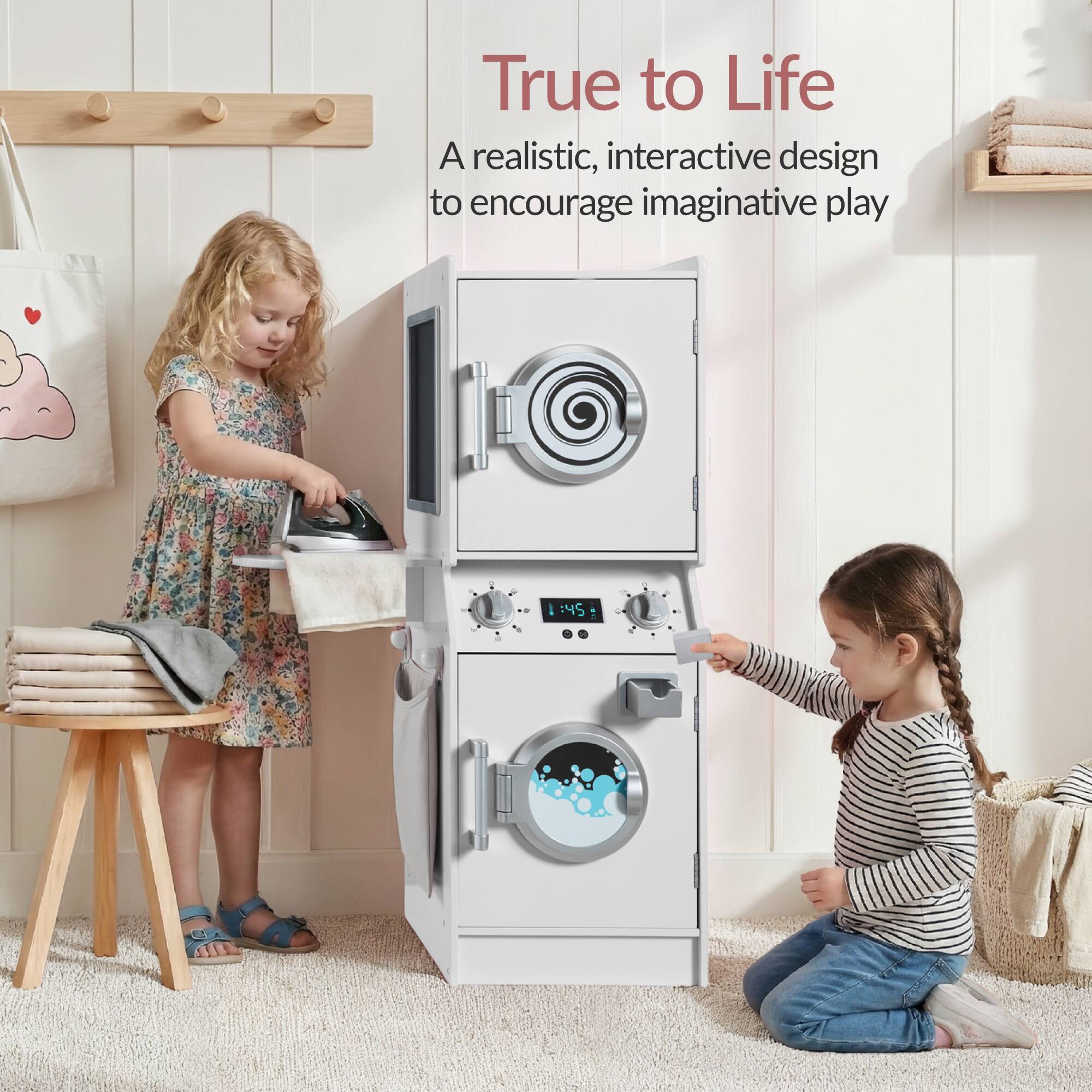 True to Life  
A realistic, interactive design to encourage imaginative play