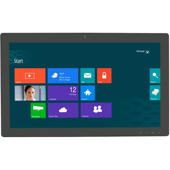 Planar - Helium PCT2785 27" Class Webcam LCD Touchscreen Monitor - 16:9 - 12 ms - 27" Viewable - Projected Capacitive - Black