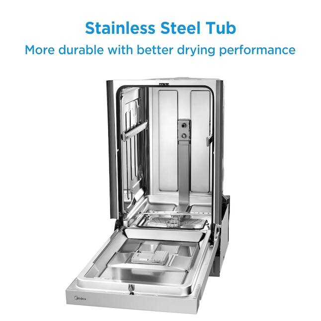 Stainless Steel Tub  
More durable with better drying performance