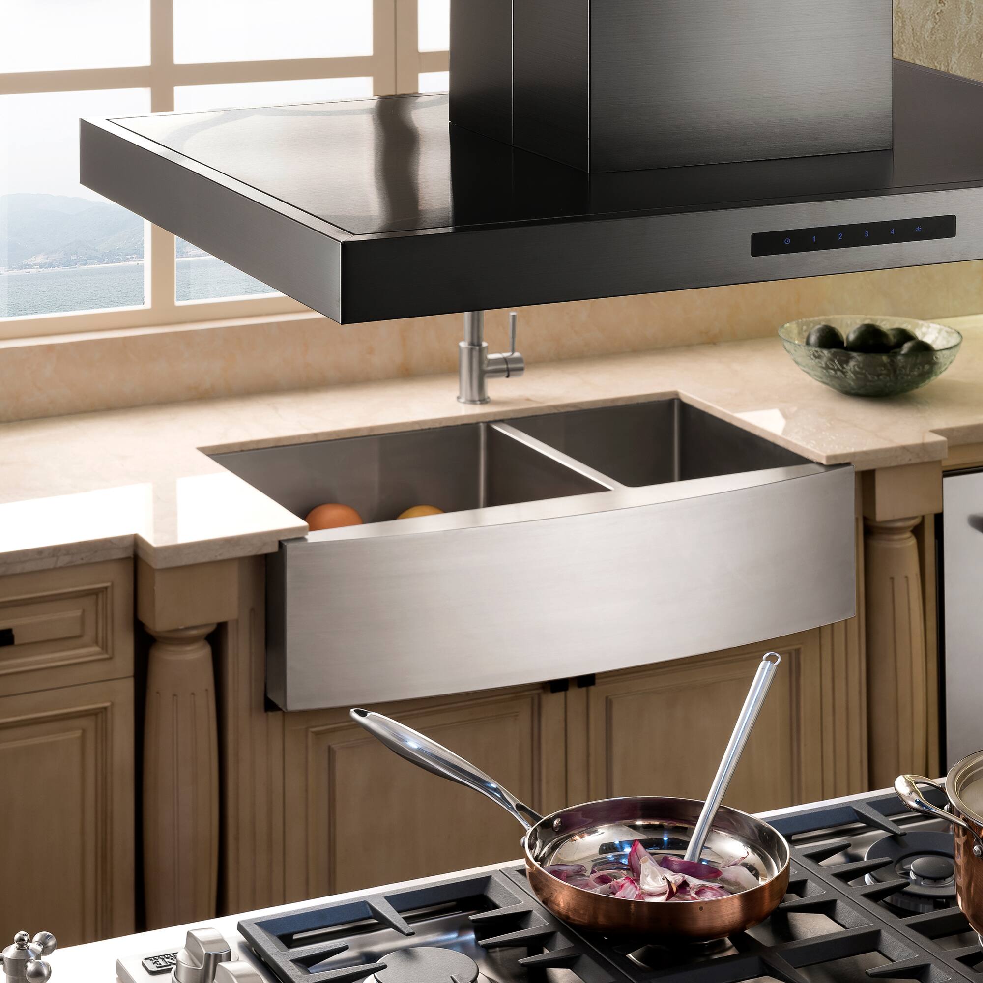 Alt View 2. ZLINE - 30" Externally Vented Range Hood - Stainless steel.