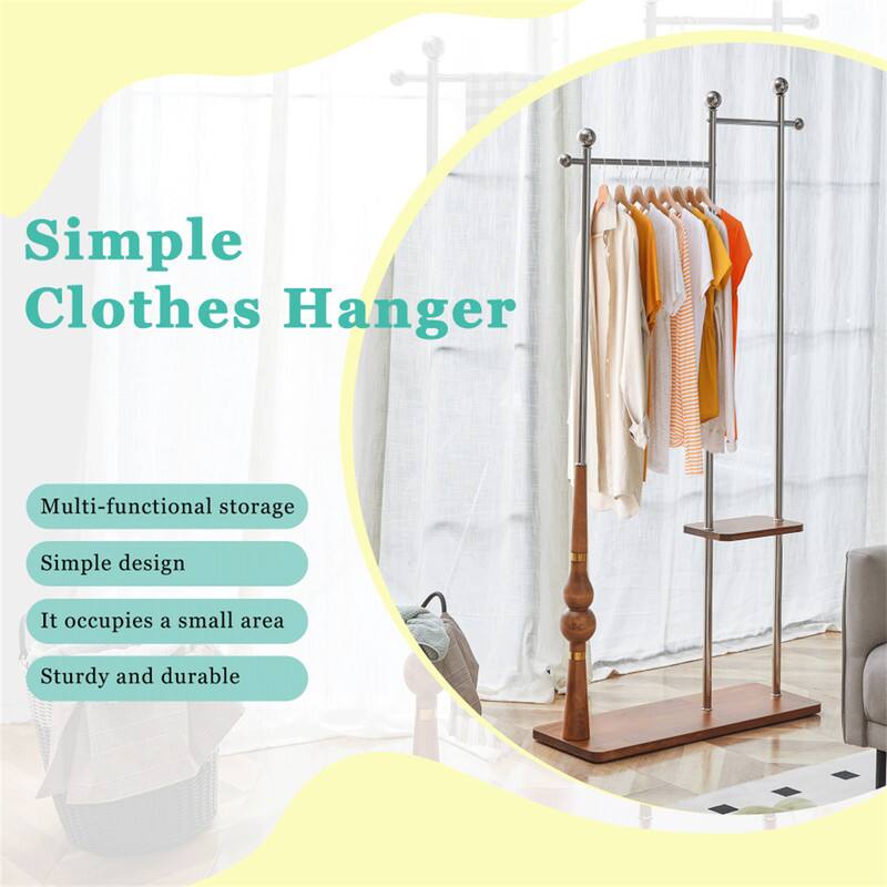 Simple Clothes Hanger

- Multi-functional storage
- Simple design
- It occupies a small area
- Sturdy and durable