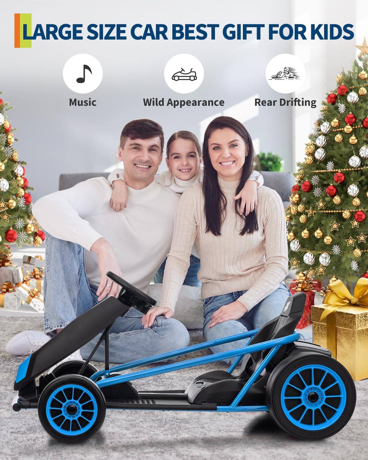 LARGE SIZE CAR BEST GIFT FOR KIDS

- Music
- Wild Appearance
- Rear Drifting