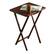 Alt View 6. PJ Wood - PJ Wood Folding TV Tray Tables with Compact Storage Rack, Walnut, 5 Piece Set - Walnut.