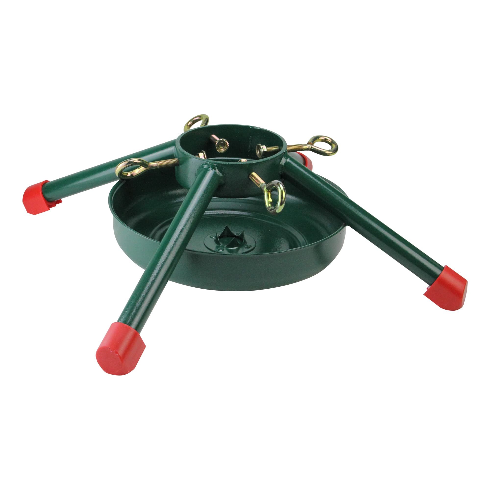 Jack Post - 19" and Red Christmas Tree Stand for Real Trees - Green