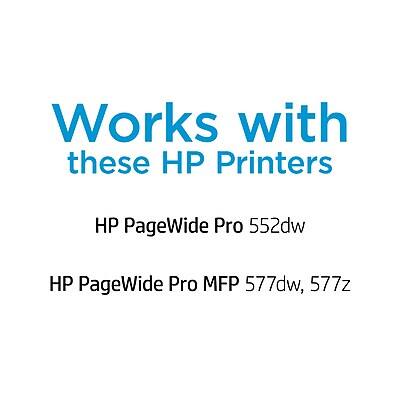 Works with these HP Printers

HP PageWide Pro 552dw

HP PageWide Pro MFP 577dw, 577z