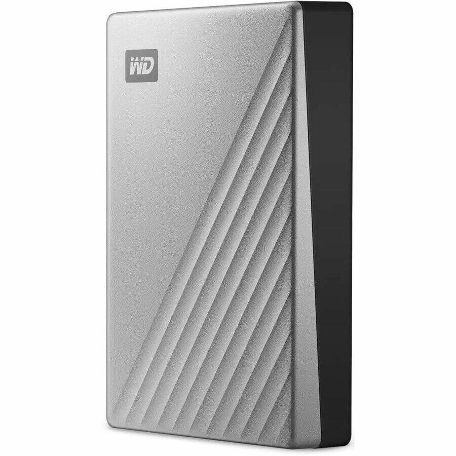 Alt View 1. Western Digital - WD My Passport Ultra WDBGKC0060BSL-WESN 6 TB Portable Hard Drive - 2.5" External - Silver - MAC Device Supported - USB - Silver.