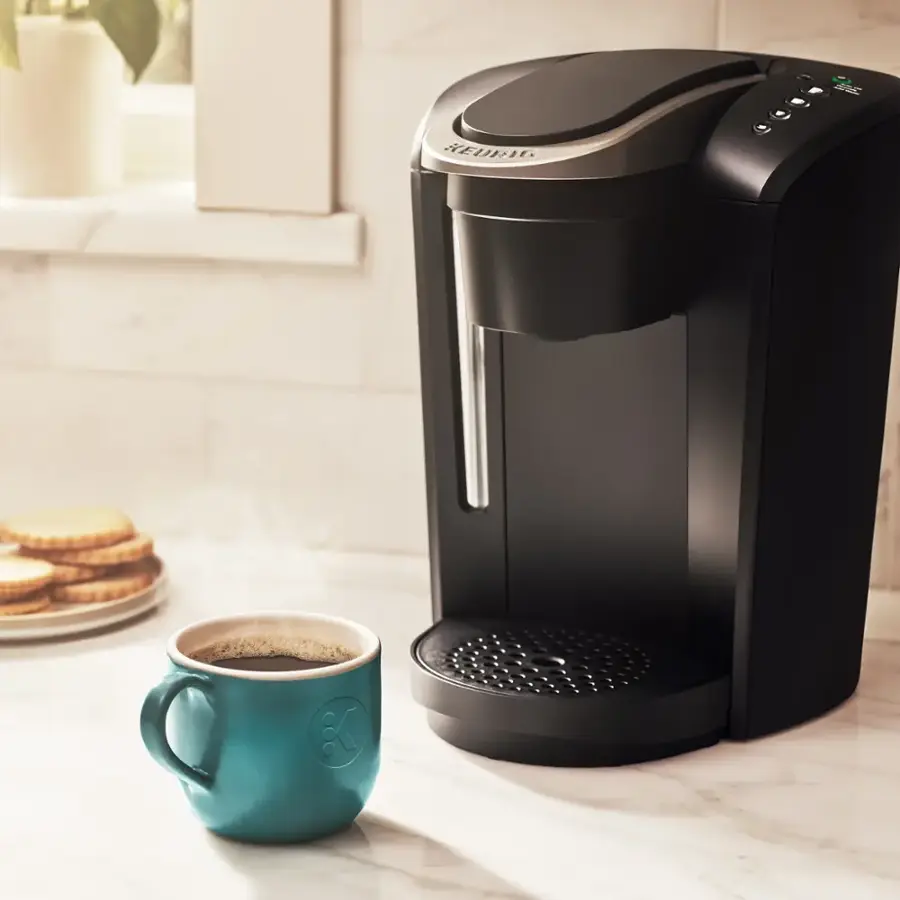 Alt View 12. Keurig - K-Select Single-Serve K-Cup Pod Coffee Maker - Matte Black.