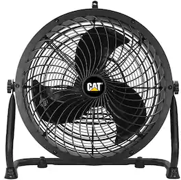 Caterpillar - CF-HVD-18AC-BK 18" High-Velocity Drum Fan - 3,400 CFM - 4-Speed - 360° Adjustable (Black, 2-in-1)
