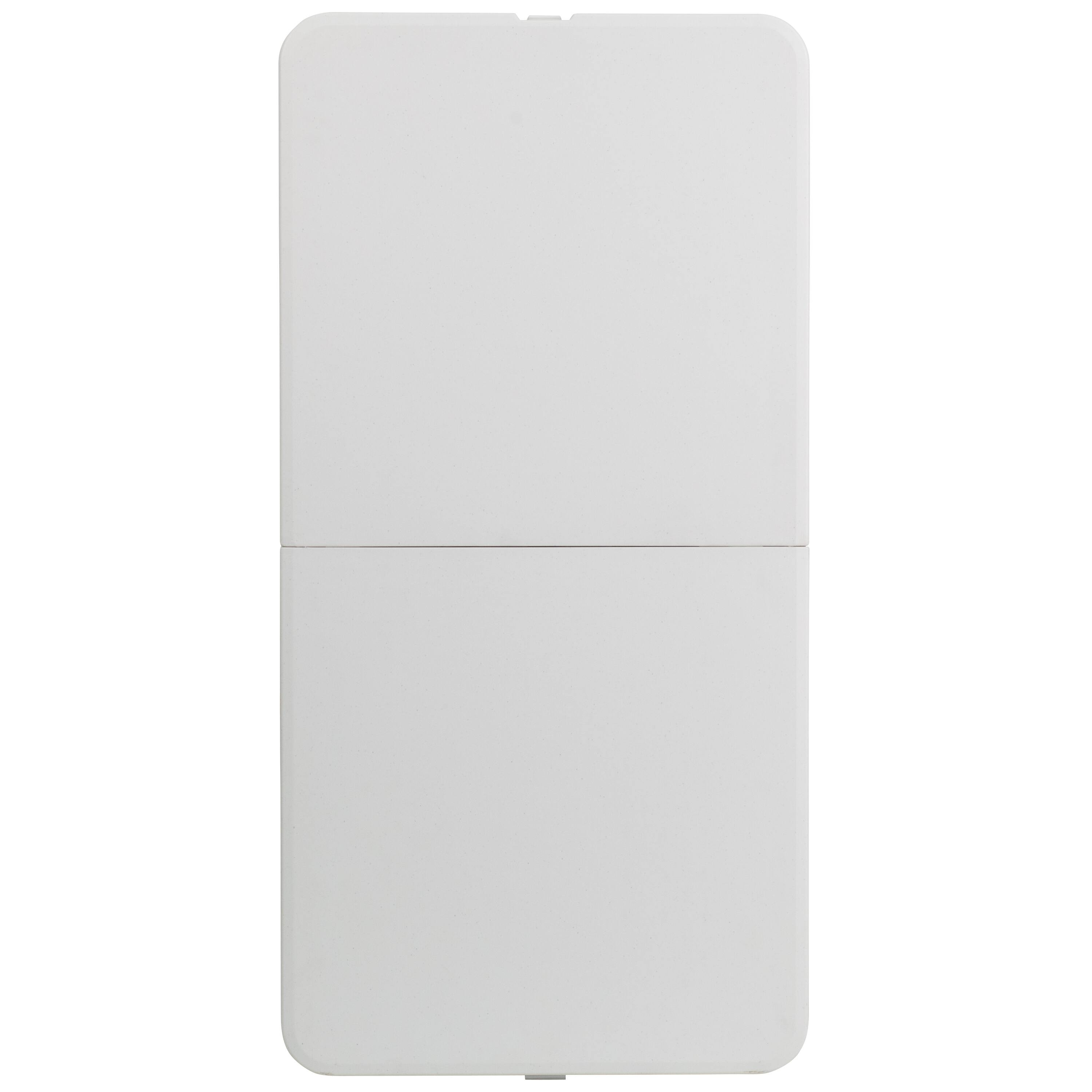 Alt View 4. Emma + Oliver - 4-Foot Height Adjustable Bi-Fold Plastic Folding Table - Granite White.