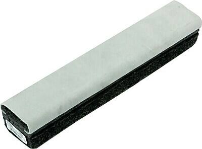 Front. Quartet - Quartet® Deluxe Chamois Chalk Eraser, Heavy Use, 12" x 2" x 1-5/8".