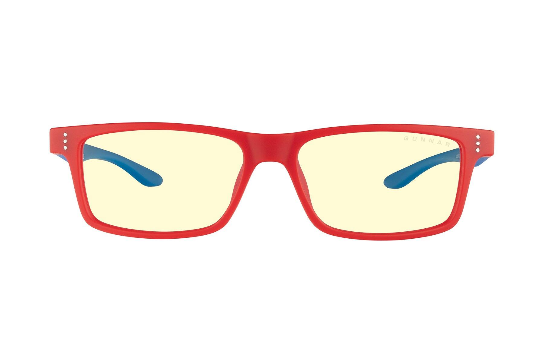Alt View 4. GUNNAR - GUNNAR Gaming Glasses  - Marvel Cruz 8-12, Spider Man, Amber Neutral Lens - Blue Light Blocking, Relieve Dry Eye - Spider-Man.