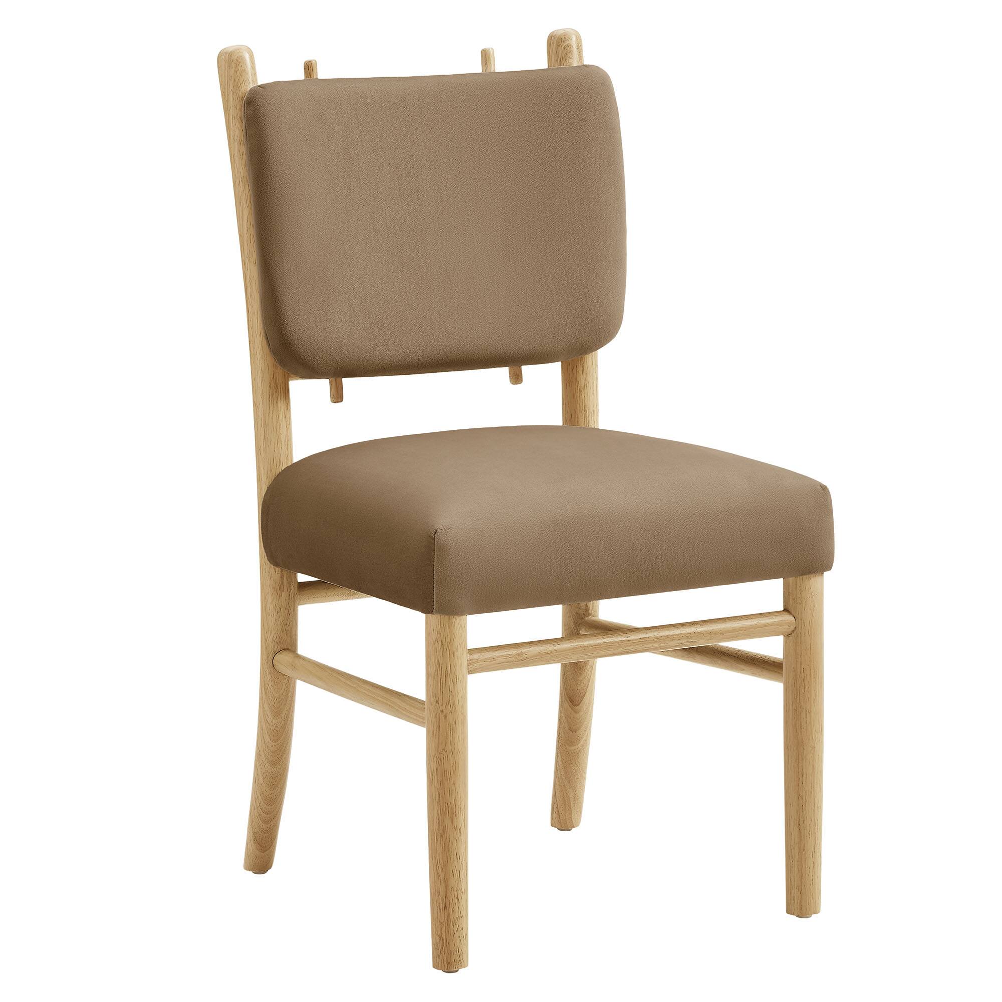 Alt View 2. Modway - Mauden Performance Velvet Dining Side Chairs Set of 2 by Modway - Taupe.