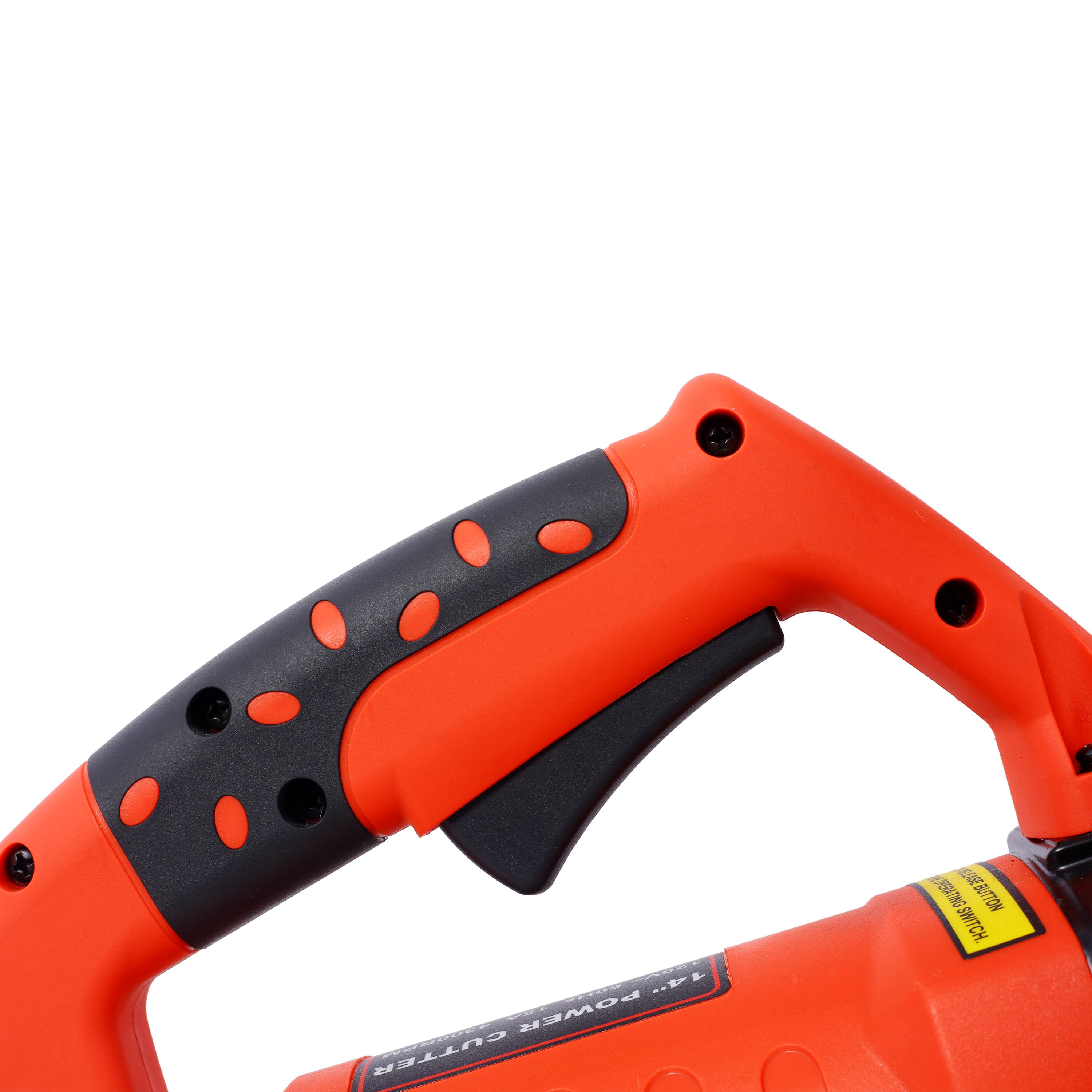 14 - POWER CUTTER NE ESE BUTTON SWITCH.

CUTTER
HANDLE

POWER
CUTTER

WARNING: DO NOT REMOVE SWITCH.