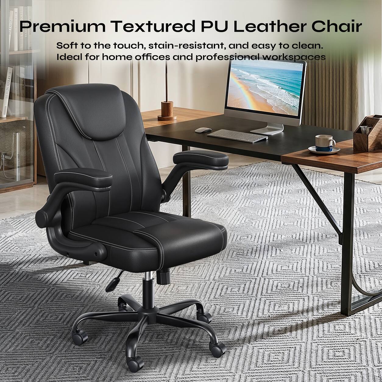 Premium Textured PU Leather Chair

Soft to the touch, stain-resistant, and easy to clean. Ideal for home offices and professional workspaces.