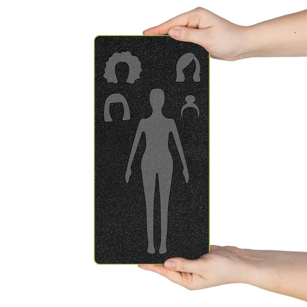 Left. AccuQuilt - Accuquilt GO! Full Blown Tulip-8" Finished Die with Mat - Multicolor.