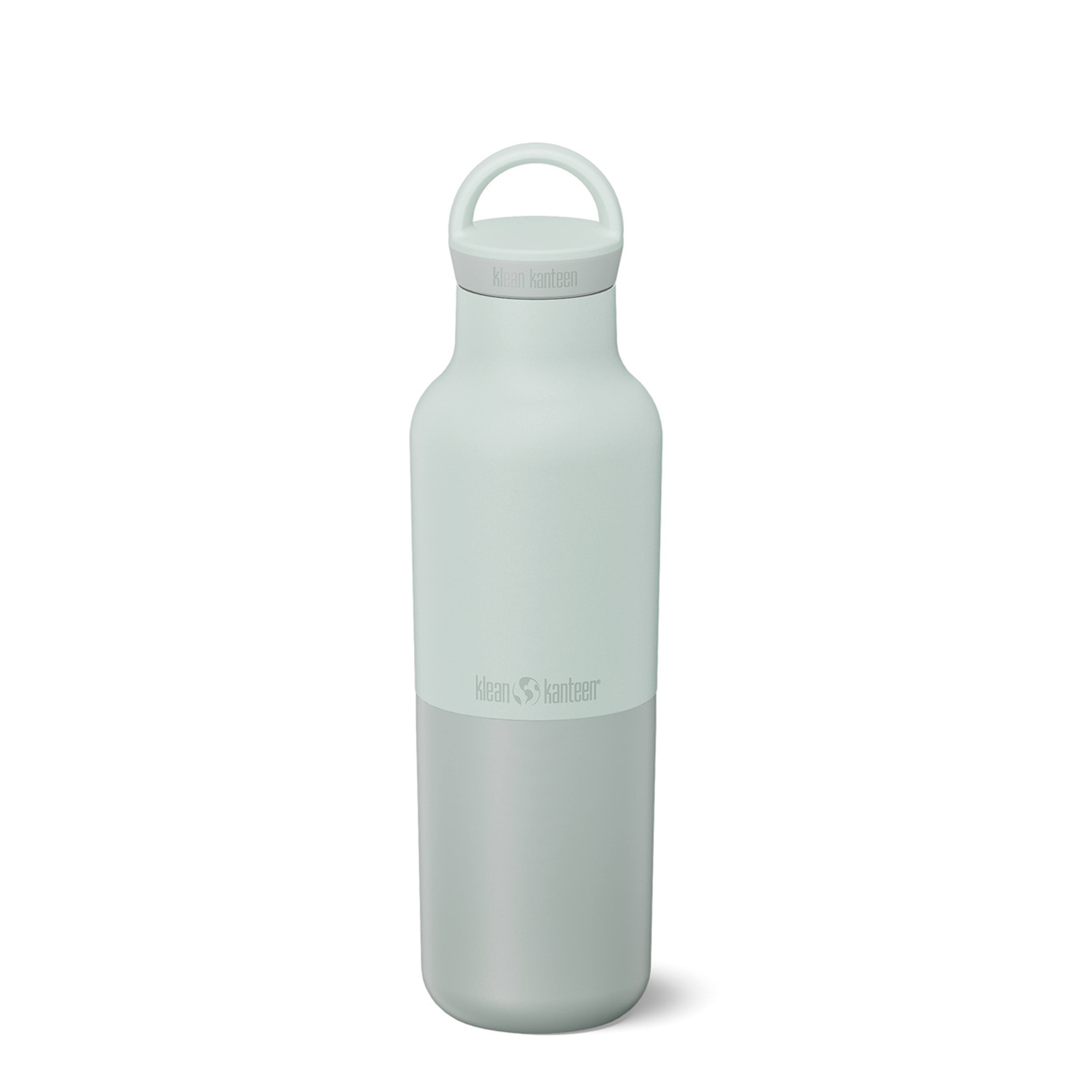 Klean Kanteen - Rise Classic Insulated Water Bottle - Cold 65 Hours - SS - Leakproof Cap - 20oz - Barely Blue