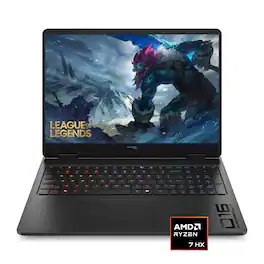 HyperX - HP OMEN 16" 165Hz 2.5K OLED Gaming Laptop - AMD Ryzen 7 8745HX (2025) - 16GB RAM - NVIDIA GeForce RTX 5060 - 512GB SSD - Shadow Black