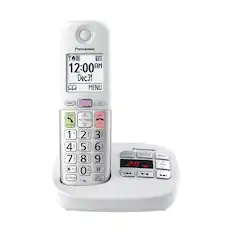 Panasonic
12:00 AM
Dec. 31
MENU
TALK
VOL
OFF
FLASH
CID
REDIAL
1
2 ABC
3 DEF
4 GHI
5 JKL
6 MNO
7 PQRS
8 TUV
9 WXYZ
*
#
0
SP PHONE
CALL BLOCK
Panasonic
LOCATOR
ANSWER ON/OFF
ERASE
VOL
PLAY/STOP
28