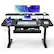 Front. GTPlayer - 55 x 24 IN Electric Standing Desk with Drawers Sit Stand up Desk,Black - Black.