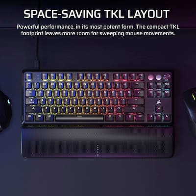 CORSAIR K70 PRO TKL Wired Magnetic Hall Effect Programmable Gaming CORSAIR K70 PRO TKL Wired Magnetic Hall Effect Programmable Gaming