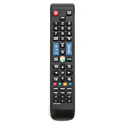 SOURCE HDMI 1 2 3 4 5 6 7 8 9 0 PRE-CH D + MUTE x CHLIST TX/MIX - MENU TOOLS INFO C RETURN EXIT A B Family Safe SEARCH DUAL-HI P.SIZE AD/SUBT SUPPORT P.HELP AA59-00582A